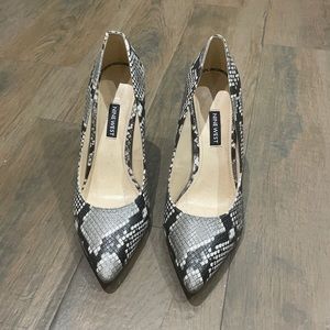 Nine West Snake Print Heels